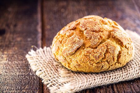 Traditional Brazilian biscuit called broaの写真素材