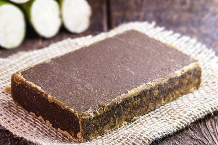 Rapadura is a sugar cane-based sweet, of African origin and consumed in Latin America, in countries like Colombia, Venezuela, Mexico, Ecuador and Guatemala.の写真素材
