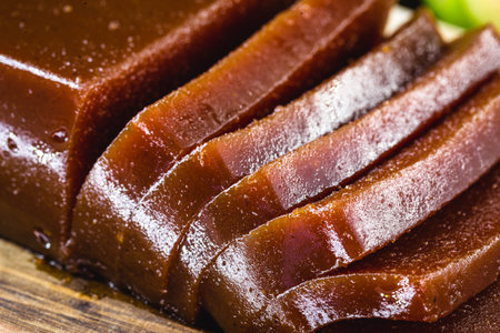 Goiabada, a sweet made from guava, Brazilian sweet.
