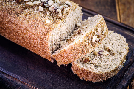 Brazil nut bread, export product from the Amazon. Brazil nuts are called castanha do para in Brazil...