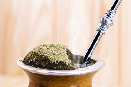ChimarrÃ£o, or mate, is a characteristic drink of the culture of southern South America bequeathed...