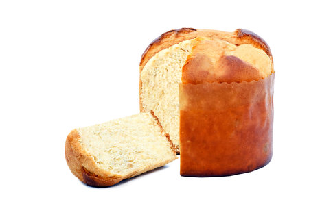 panettone, typical Brazilian sweet bread served as a dessert for Christmas and New Year...