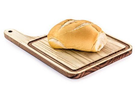 Traditional bread from Brazil, known as French bread, thick dough, carioquinha, cacetinho or bald...
