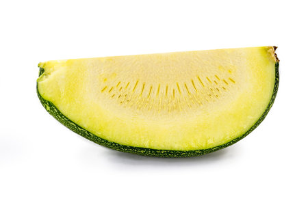 slice of Exotic pumpkin called Moganga in Brazil, mogango, bugango, chila or gila. Organic pumpkin....