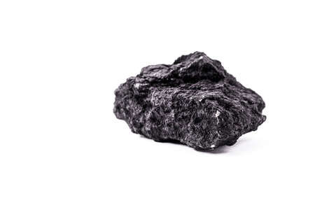 Graphite ore, also called black lead or plumbago, has multiple and important industrial applications.の写真素材