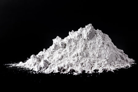 zinc oxide, white powder used as a fungus growth inhibitor in paints and as an antiseptic ointment...