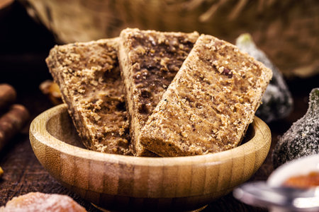 paÃ§oca, typical Brazilian peanut candy from rural parties in June and July