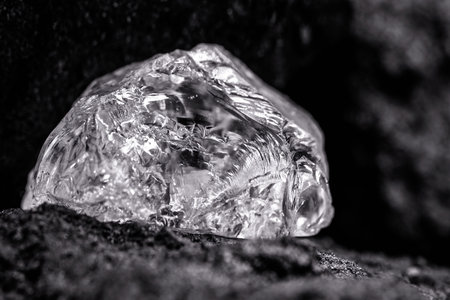 Petalite, petalite or castorite is an important mineral for obtaining lithium, battery industry, lithium sourceの写真素材
