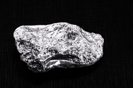 Tellurium is a solid chemical element, used in metallurgy, in alloys for cast iron, stainless steel, copper and lead alloys.の写真素材