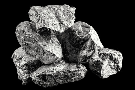 Aluminum is a chemical element. Aluminum for industrial use.