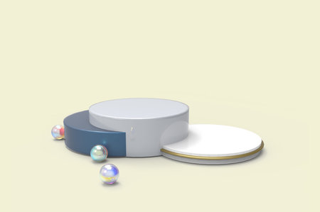 product showcase abstract 3d model background