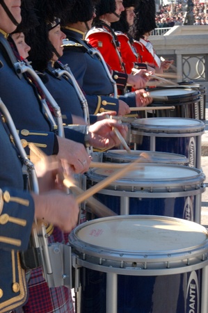 Remembrance Day 2009 - Ottawa, Ontario, Canada - November 11, 2009 - Drum Corpsのeditorial素材