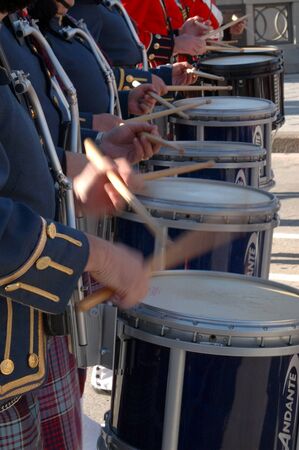 Remembrance Day 2009 - Ottawa, Ontario, Canada - November 11, 2009 - Drum Corpsのeditorial素材