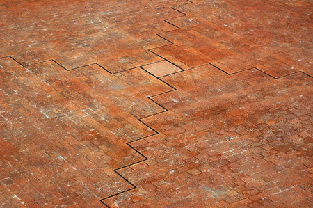 Square inside the Ethnobotanical Gardens in Oaxaca, Mexico.