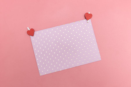 Valentines day red heart on same color background. Monochromatic vivid color. Valentine's day...