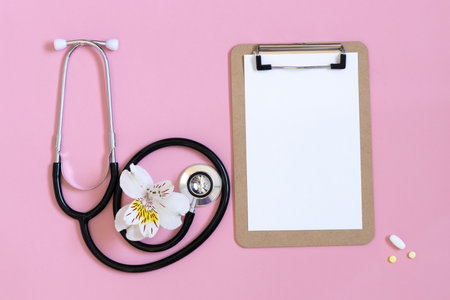 International nurses week. Congratulation for nurse day, space for textの写真素材