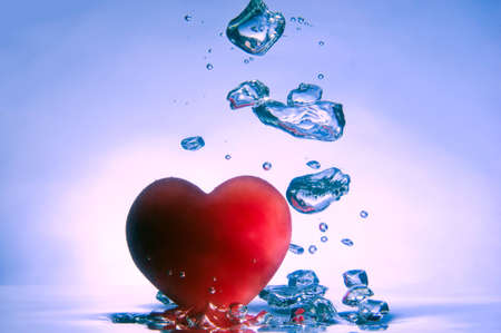 Heart with Bubblesの写真素材