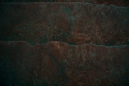 Old cobblestone texture, close up view, stone stairs background.の写真素材