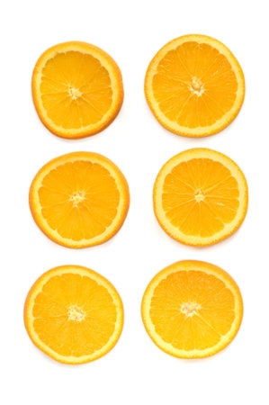 Sliced orange rings