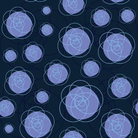 Seamless Blue Rose Pattern. For wallpaper, background, ect.のイラスト素材