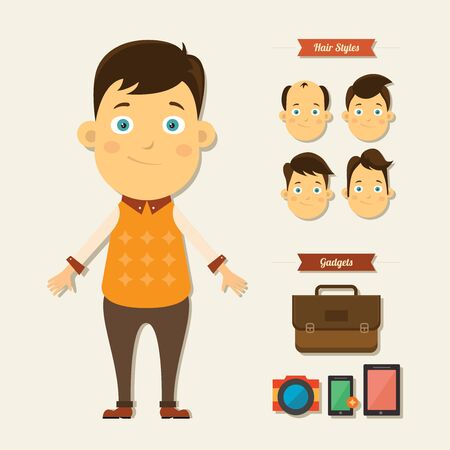 man stylesのイラスト素材