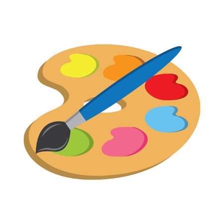 art paletteのイラスト素材