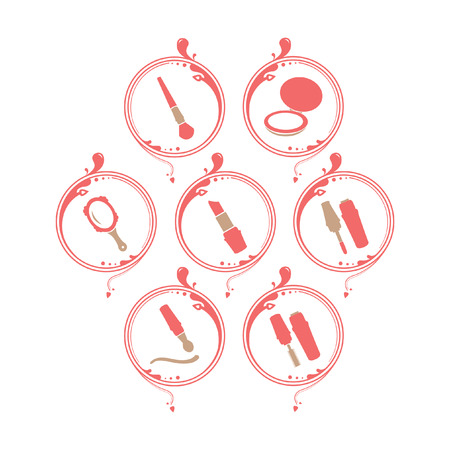 Makeup iconのイラスト素材