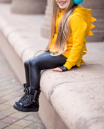 Happy couple of wife and her husband shelter in plaid, talk and drink coffee. Cozy and romantic love concept. Photoの写真素材