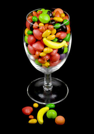 Candy in a Glassの写真素材