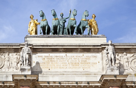 Arc de Triomphe du Carrouselの写真素材