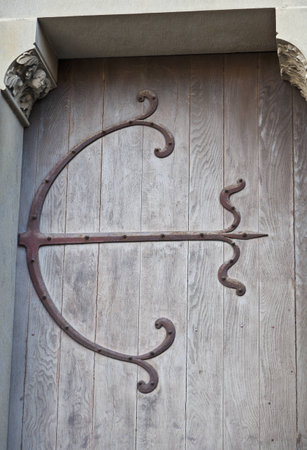 Door of the Basilica of St  Nazaire and St  Celse in Carcassonne