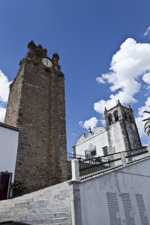 The Clock Tower of Serpa, Portugalのeditorial素材