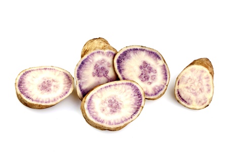 Purple Fleshed Sweet Potatoの写真素材