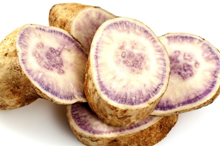 Purple Fleshed Sweet Potatoの写真素材