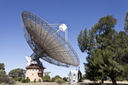 Radio Telescope Dish in Parkes, Australiaのeditorial素材
