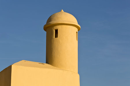 Fortress of Giribita 18th century fortress located on the right bank of the Tagus River in Paco de Arcos, Lisbon, Portugal.のeditorial素材