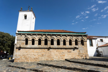 The Romanesque building of the Domus municipalis in Braganca, Portugal