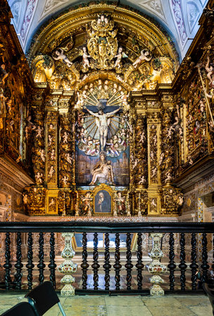View of the Chapel of Our Lady of Pieta inside the Jesuit Church of Saint Roch, in Bairro Alto,...