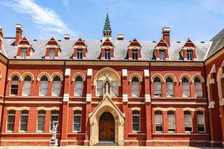 Facade of the Catholic College Sale, Sion Campus, in Sale, Victoria, Australia