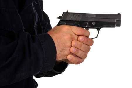 Gun in the hand