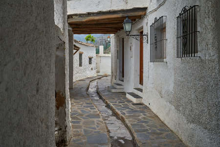 Streets of Pampaneira. Town located in the Alpujarra region, in the province of Granadaの写真素材
