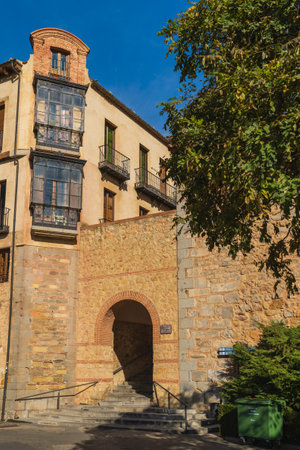 Puerta del Sol in the city of Segovia in Spainの写真素材