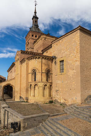 Church of San Martin in the city of Segovia in Spainの写真素材