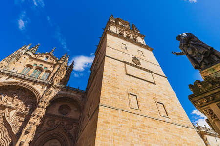 Cathedral of the city of Salamanca, in Spain.の写真素材