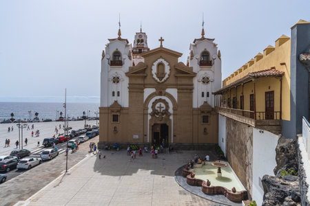 Candelaria, Tenerife,,Spain, June 19, 2022. Basilica of Our Lady of Candelaria in Tenerife, Canary Islands, Spain.のeditorial素材