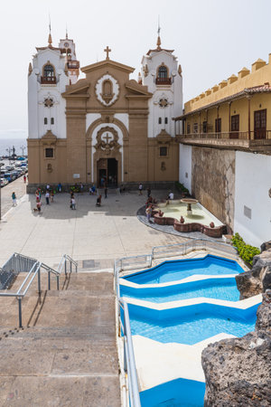 Candelaria, Tenerife,,Spain, June 19, 2022. Basilica of Our Lady of Candelaria in Tenerife, Canary Islands, Spain.のeditorial素材