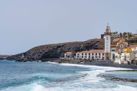 View of the city of Candelaria, in Tenerife, Canary Islands, Spain