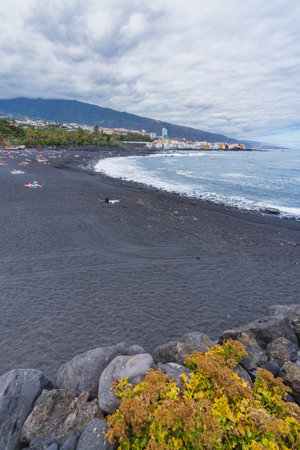 Puerto de la Cruz, Tenerife, June 23, 2022. View of the city of Puerto de la Cruz in Tenerife, Canary Islands.のeditorial素材