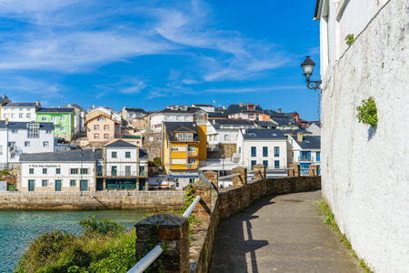 Tapia de Casariego, April 18, 2023. View of the village of Tapia de Casariego, in Asturias, Spain.のeditorial素材
