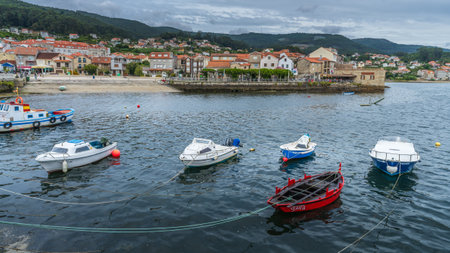 Combarro, Spain, September 5, 2024. View of the town of Cobarro in Pontevedra, Galiciaの写真素材